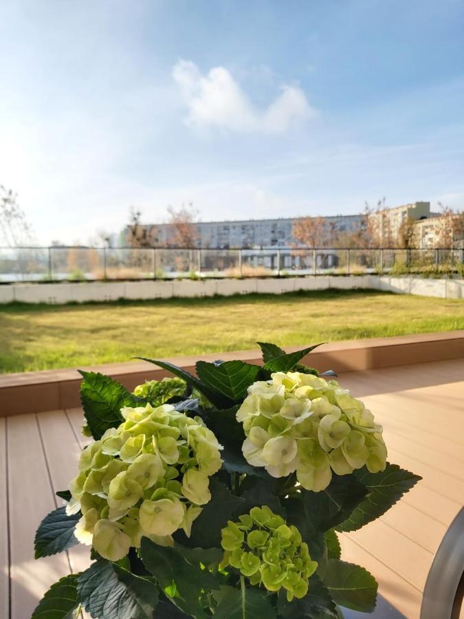 Apartament 150 Zaspa Vvita Z Prywatnym Ogrodem I Tarasem Гданьск Экстерьер фото
