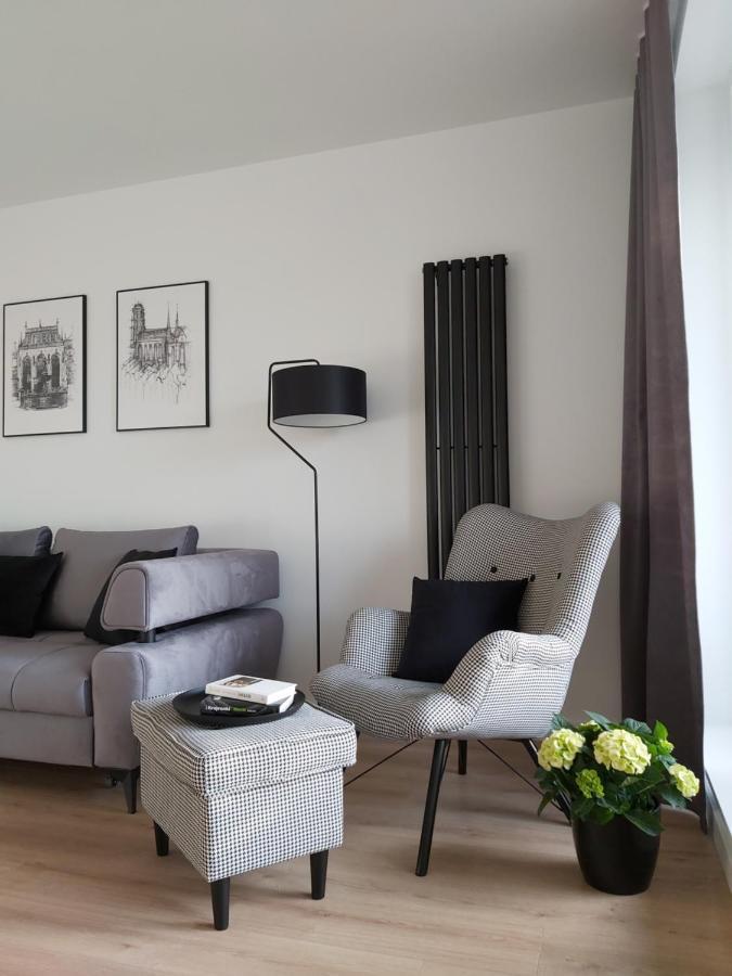 Apartament 150 Zaspa Vvita Z Prywatnym Ogrodem I Tarasem Гданьск Экстерьер фото