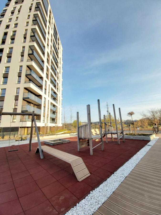 Apartament 150 Zaspa Vvita Z Prywatnym Ogrodem I Tarasem Гданьск Экстерьер фото