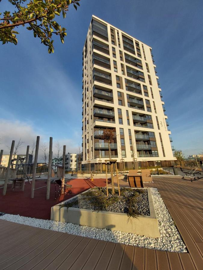 Apartament 150 Zaspa Vvita Z Prywatnym Ogrodem I Tarasem Гданьск Экстерьер фото