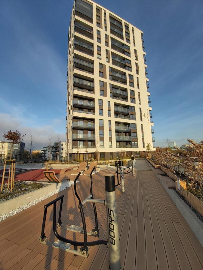 Apartament 150 Zaspa Vvita Z Prywatnym Ogrodem I Tarasem Гданьск Экстерьер фото