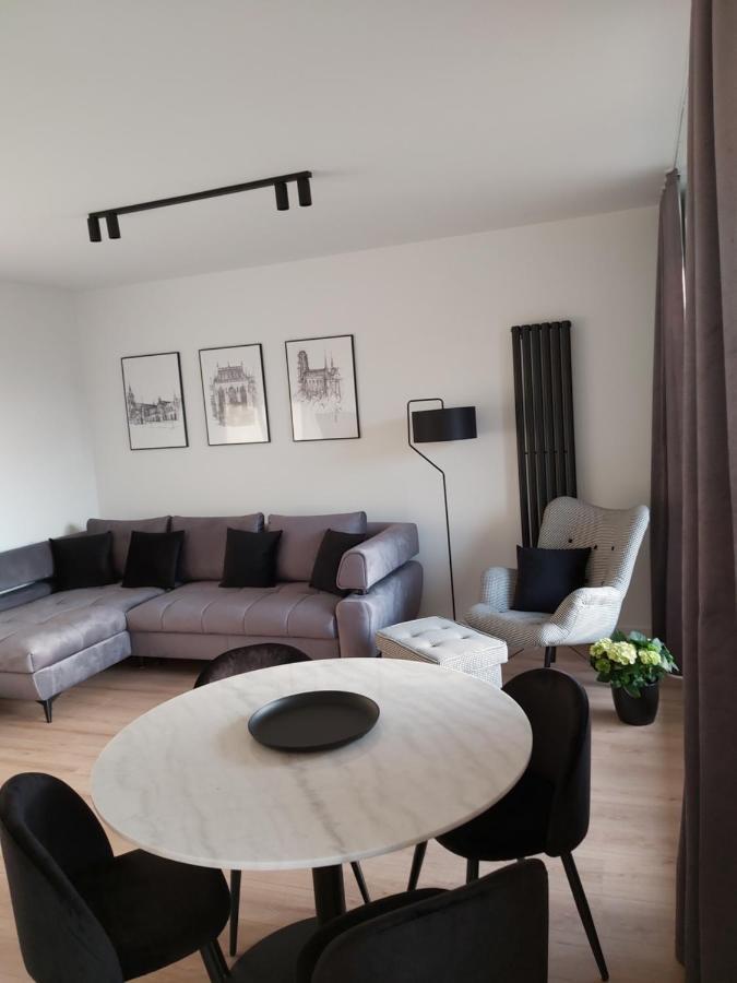 Apartament 150 Zaspa Vvita Z Prywatnym Ogrodem I Tarasem Гданьск Экстерьер фото