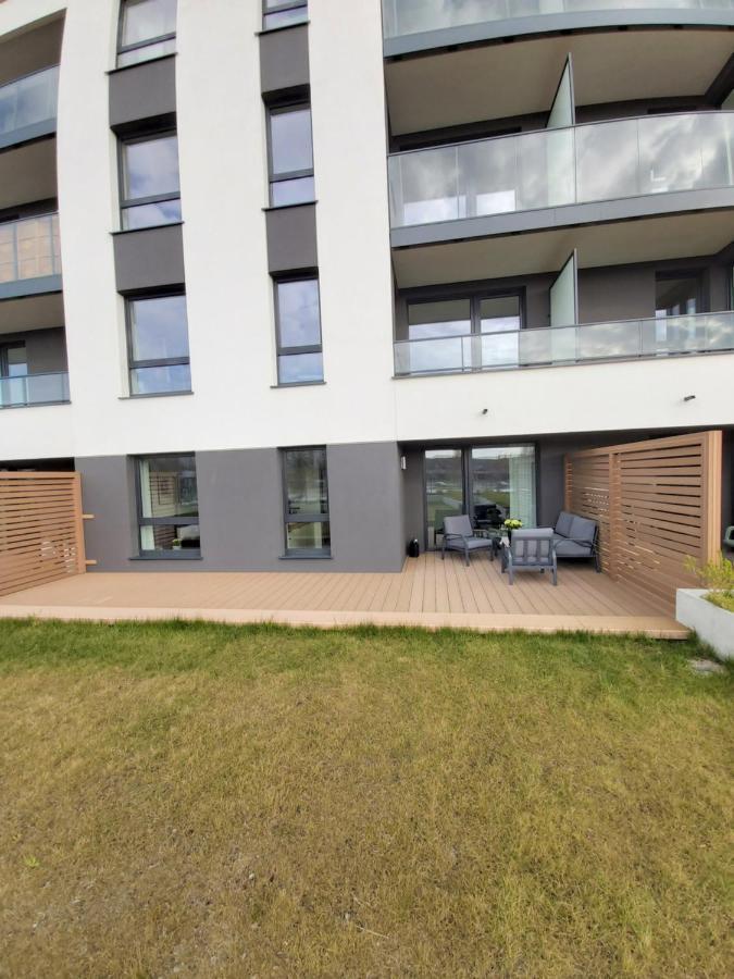 Apartament 150 Zaspa Vvita Z Prywatnym Ogrodem I Tarasem Гданьск Экстерьер фото
