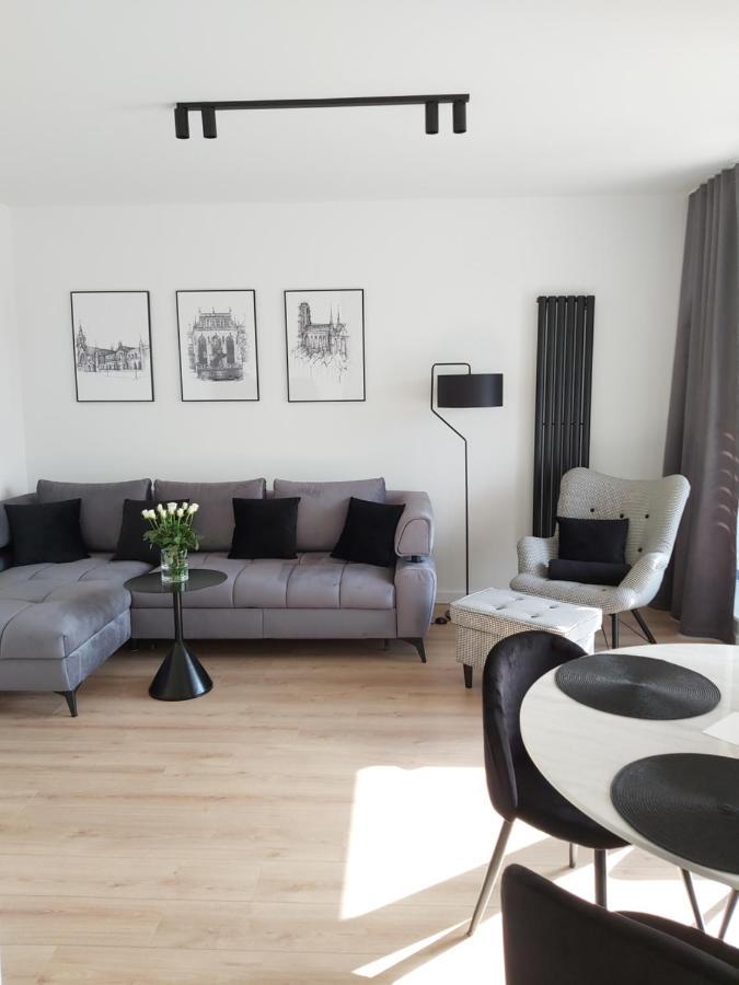 Apartament 150 Zaspa Vvita Z Prywatnym Ogrodem I Tarasem Гданьск Экстерьер фото