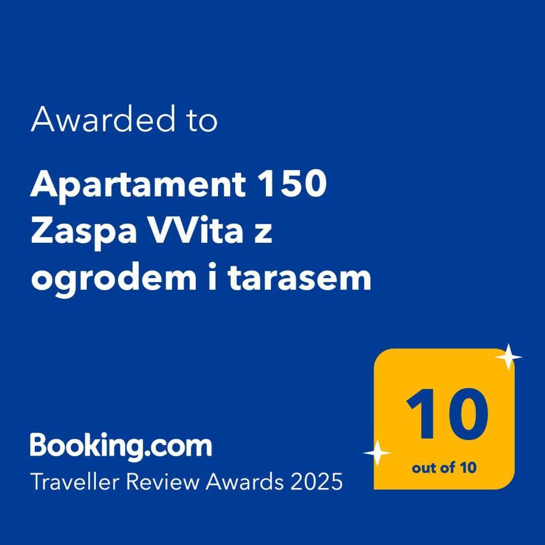 Apartament 150 Zaspa Vvita Z Prywatnym Ogrodem I Tarasem Гданьск Экстерьер фото